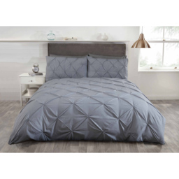 Rapport Home Balmoral Double Silver Duvet Set - Wilko - thumbnail 3