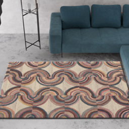 Esselle Home Radiant Isabella Multicoloured Rug 160 x 230cm - Wilko - thumbnail 3