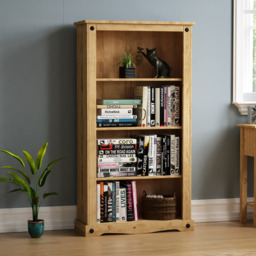 VIDA DESIGNS Corona 4 Shelf Medium Bookcase - Brown - Wilko - thumbnail 5