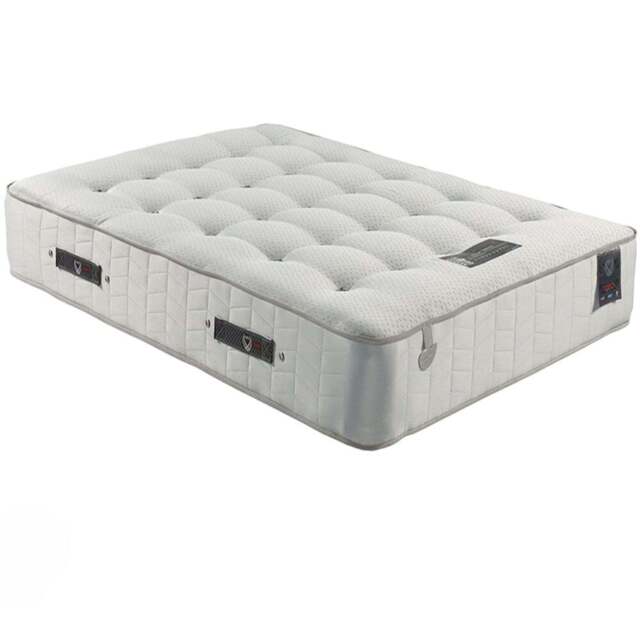 Sareer Matrah Single Pocketo 1000 Cool Blue Memory Foam Mattress - Grey - Wilko - image 1