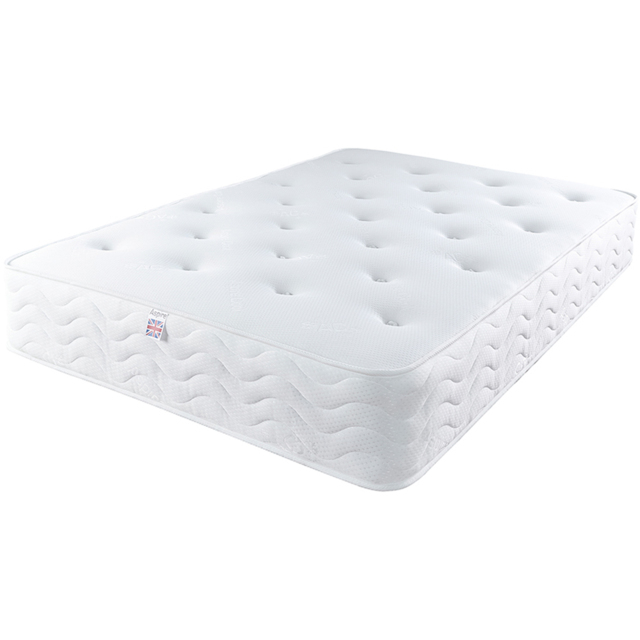 Aspire Pocket+ Small Double 1000 Tufted Mattress - White - Aspire Beds - Wilko - image 1