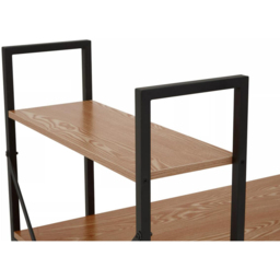 Premier Housewares Laxton Red Pomelo Desk with Shelves - Size: 120 x 60 x 121cm - Multi - Interiors by Premier - Wilko - thumbnail 7
