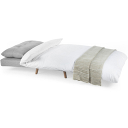 Julian Bowen Rowan Single Seater Grey Button-Tufted Sofa Bed - Wilko - thumbnail 5