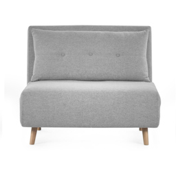 Julian Bowen Rowan Single Seater Grey Button-Tufted Sofa Bed - Wilko - thumbnail 6