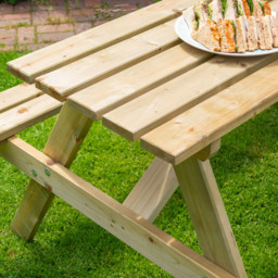 Rowlinson Traditional 6 Seater Picnic Table 1.5m - Brown - Wilko - thumbnail 6