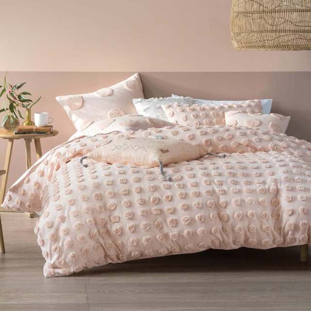 Linen House Haze Super King Tufted Duvet Cover Set - Multi - Wilko - image 1