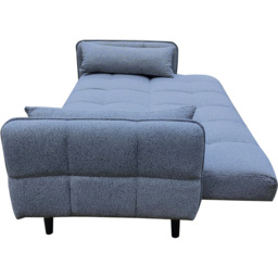 DS Living Bello 2 Seater Grey Fabric Sofa Bed - Wilko - thumbnail 6