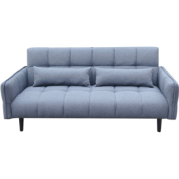 DS Living Bello 2 Seater Grey Fabric Sofa Bed - Wilko - thumbnail 7