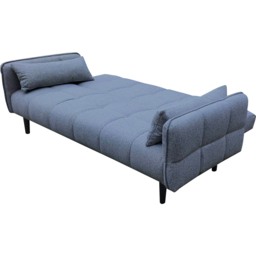DS Living Bello 2 Seater Grey Fabric Sofa Bed - Wilko - thumbnail 5