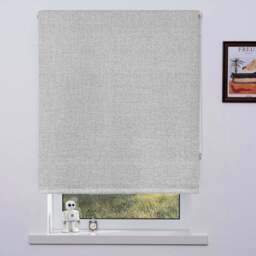 Textured Blackout Roller Blind Cloud 120cm - Wilko - thumbnail 1