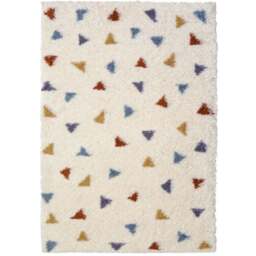Homemaker Multicolour Snug Triangles Shaggy Rug 80 x 120cm - Wilko - thumbnail 1