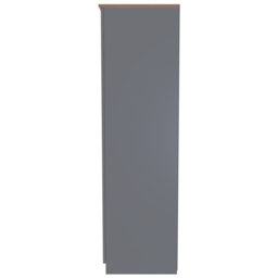 Crowndale Victoria 3 Door Dusk Grey and Oak Wardrobe - Wilko - thumbnail 4