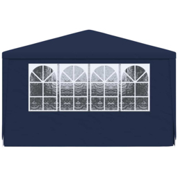 vidaXL 4 x 6m Professional Blue Party Tent with Sidewalls - Wilko - thumbnail 6
