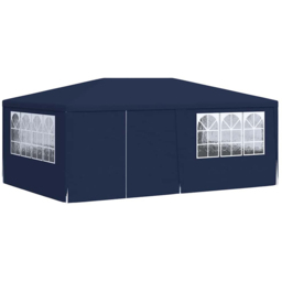 vidaXL 4 x 6m Professional Blue Party Tent with Sidewalls - Wilko - thumbnail 4