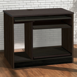 R White Cabinets Computer Desk Black - Size: 72.8 x 85 x 54cm - Wilko