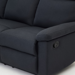 Home Detail Brody 3 Seater Dark Grey Manual Recliner Sofa - Wilko - thumbnail 7