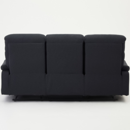Home Detail Brody 3 Seater Dark Grey Manual Recliner Sofa - Wilko - thumbnail 6