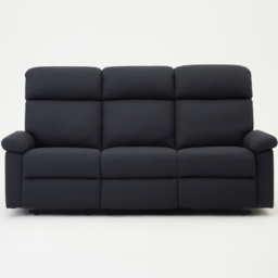 Home Detail Brody 3 Seater Dark Grey Manual Recliner Sofa - Wilko - thumbnail 3