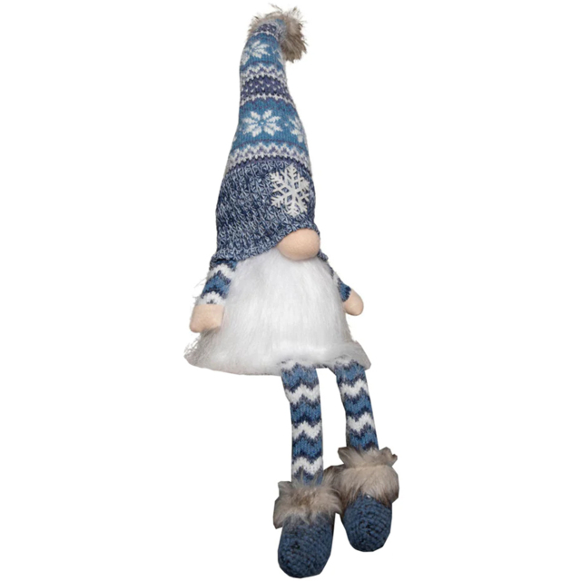 Samuel Alexander Blue Snowflake Hat Gonk Light Up Christmas Decoration - Size: 55 x 14 x 14cm - Wilko - image 1