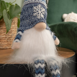 Samuel Alexander Blue Snowflake Hat Gonk Light Up Christmas Decoration - Size: 55 x 14 x 14cm - Wilko - thumbnail 6