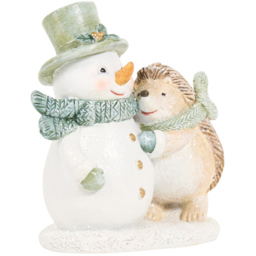 Sage Green Hedgehog Ornament - Mistletoe Cottage - Wilko - thumbnail 6