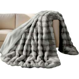 Sweet Dreams Grey Alpine Husky Throw 150 x 200cm - Size: 200 x 240cm - Wilko