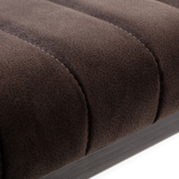 Julian Bowen Brooklyn 2 Seater Charcoal Dining Bench - Size: 41 x 121 x 47cm - Grey - Wilko - thumbnail 7