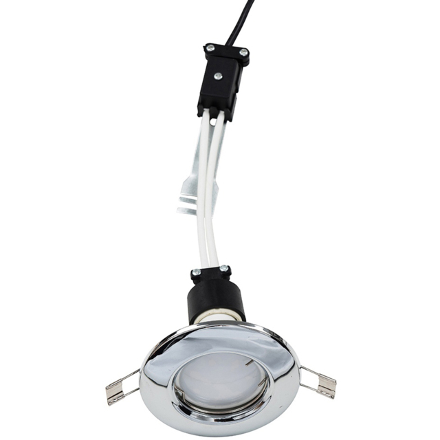 ValueLights Chrome Ceiling Downlight 20 Pack - Silver - Wilko - image 1