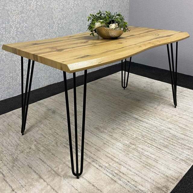 Kosy Koala Rustic Brown Dining Table - Size: 4 Seater - Multi - Wilko - image 1