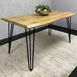 Kosy Koala Rustic Brown Dining Table - Size: 4 Seater - Multi - Wilko - thumbnail 1