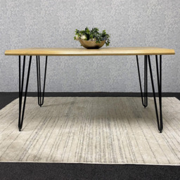 Kosy Koala Rustic Brown Dining Table - Size: 4 Seater - Multi - Wilko - thumbnail 5