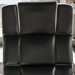 Vida Designs Henderson Black and White Swivel Office Chair - Size: 121 x 67 x 74cm - Wilko - thumbnail 7