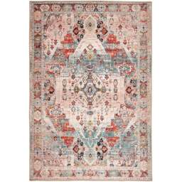 Kukoon Distressed Vintage Washable Beige Grey Rug 160 x 230cm - n/a - Wilko - thumbnail 1