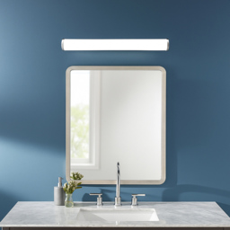 TCP White Tubular Mirror Bathroom Wall Light 600mm 12W - Size: 45.00 x 60 x 4.5cm - Wilko - thumbnail 3