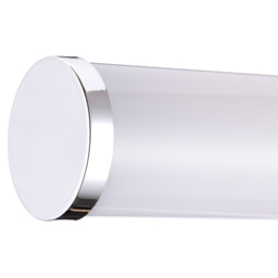 TCP White Tubular Mirror Bathroom Wall Light 600mm 12W - Size: 45.00 x 60 x 4.5cm - Wilko - thumbnail 4