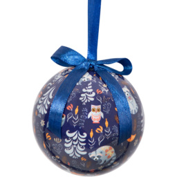 The Christmas Workshop Navy Blue Festival Bauble 14 Pack - Wilko - thumbnail 4