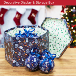 The Christmas Workshop Navy Blue Festival Bauble 14 Pack - Wilko - thumbnail 6