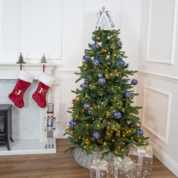 The Christmas Workshop Navy Blue Festival Bauble 14 Pack - Wilko - thumbnail 5