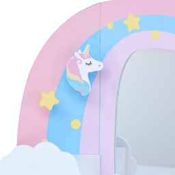 Teamson Kids Little Dreamer Rainbow 3 Drawer Pink Toy Vanity Set - Size: 99.1 x 33.0 x 62.9cm - Wilko - thumbnail 5