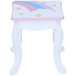Teamson Kids Little Dreamer Rainbow 3 Drawer Pink Toy Vanity Set - Size: 99.1 x 33.0 x 62.9cm - Wilko - thumbnail 6