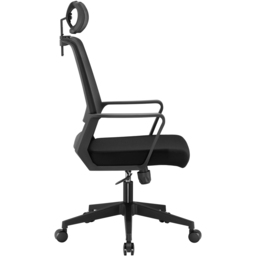 TTAP Cambridge Plus Black Mesh Swivel Office Chair - Size: 121 x 60 x 60cm - Wilko - thumbnail 6