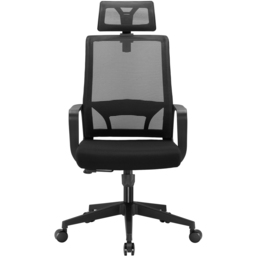 TTAP Cambridge Plus Black Mesh Swivel Office Chair - Size: 121 x 60 x 60cm - Wilko - thumbnail 5