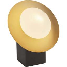 Merano Tivoli Gold and Dark Bronze Table Lamp - Size: 12.5 x 20 x 22cm - Wilko