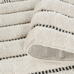 Freya Living Room Area Rug Contemporary 3D Embossed Modern Merge Line Design - Cream 200cm x 290cm - Size: 290 x 200 x 2cm - Desire Rugs - Wilko - thumbnail 4