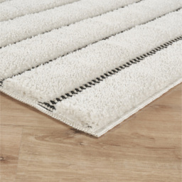 Freya Living Room Area Rug Contemporary 3D Embossed Modern Merge Line Design - Cream 200cm x 290cm - Size: 290 x 200 x 2cm - Desire Rugs - Wilko - thumbnail 6