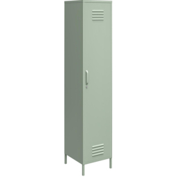 Dorel Mission District Single Door Green Storage Cabinet - Size: 185 x 38 x 40cm - Pale Green - Wilko - thumbnail 3