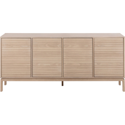 Florence Linley 4 Door White Oak Sideboard - Furniture To Go - Wilko - thumbnail 4