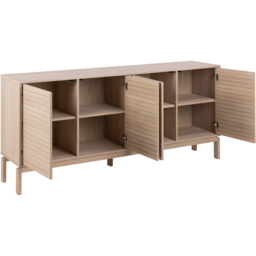 Florence Linley 4 Door White Oak Sideboard - Furniture To Go - Wilko - thumbnail 5