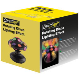 Cheetah Rotatable Disco Ball 6 inch - Size: 16 x 14.5 x 14.5cm - Silver - Wilko - thumbnail 5