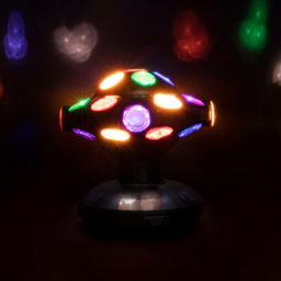 Cheetah Rotatable Disco Ball 6 inch - Size: 16 x 14.5 x 14.5cm - Silver - Wilko - thumbnail 4